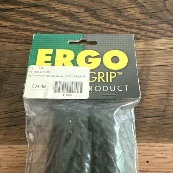 ERGO Diamond Plate Rail Cover 15-slot 3 Pack NEW - Picture 2 of 5
